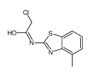 2-chloro-N-(4-methyl-1,3-benzothiazol-2-yl)acetamide Structure
