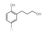 Benzenepropanol,5-chloro-2-hydroxy- structure