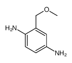2-(methoxymethyl)benzene-1,4-diamine Structure