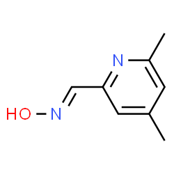 2-Pyridinecarboxaldehyde,4,6-dimethyl-,oxime(9CI) structure