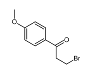 3-bromo-1-(4-methoxyphenyl)propan-1-one结构式