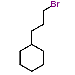 (3-Bromopropyl)cyclohexane Structure