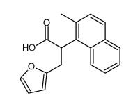 α-(2-Methyl-1-naphtyl)-2-furanpropionic acid结构式