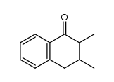 2,3-dimethyl-1-keto-1,2,3,4-tetrahydronaphthalene Structure