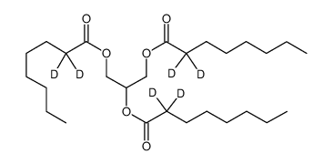 glyceryl tri(octanoate-2,2-d2) Structure