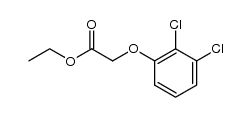 Acetic acid, (2,3-dichlorophenoxy)-, ethyl ester结构式