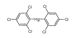 bis(2,4,6-trichlorophenyl)mercury Structure