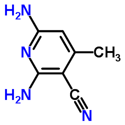 2,6-二氨基-3-氰基-4-甲基吡啶结构式