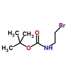 N-Boc-溴乙胺结构式