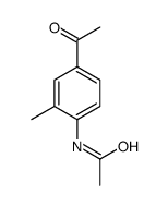 N-(4-acetyl-2-methylphenyl)acetamide结构式