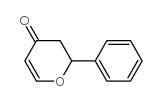 2-phenyl-2,3-dihydro-pyran-4-one Structure