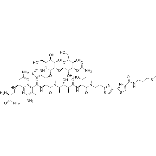Demethyl bleomycin A2 Structure