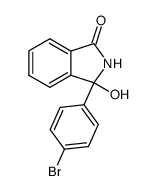 3-(4-bromo-phenyl)-3-hydroxy-isoindolin-1-one Structure