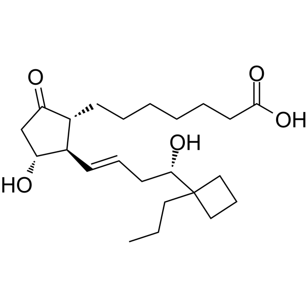 (S)-Butaprost free acid结构式