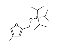 triisopropyl((4-methylfuran-2-yl)methoxy)silane Structure