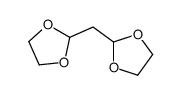 2,2'-methylenebis[1,3-dioxolane] Structure