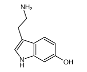 6-羟基吲哚乙胺结构式