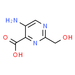 4-Pyrimidinecarboxylicacid,5-amino-2-(hydroxymethyl)-(9CI) Structure