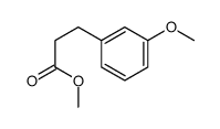 3-(3-甲氧基苯基)丙酸甲酯结构式