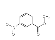 3-碘-5-硝基苯甲酸甲酯结构式