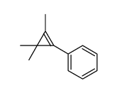 (2,3,3-trimethylcyclopropen-1-yl)benzene结构式