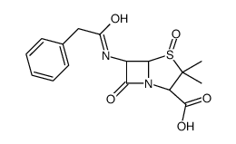 [2S-(2alpha,4alpha,5alpha,6beta)]-3,3-dimethyl-7-oxo-6-(phenylacetamido)-4-thia-1-azabicyclo[3.2.0]heptane-2-carboxylic acid 4-oxide picture