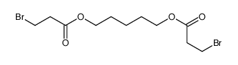 pentane-1,5-diyl bis(3-bromopropionate)结构式