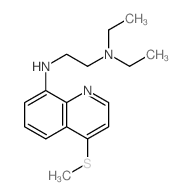 N,N-diethyl-N-(4-methylsulfanylquinolin-8-yl)ethane-1,2-diamine picture