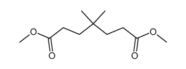 4,4-dimethyl-heptanedioic acid dimethyl ester Structure