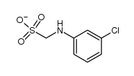 m-chloroanilinomethanesulfonate Structure