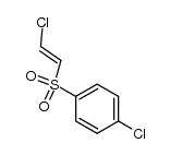 trans-1-chloro-2-(4-chloro-benzenesulfonyl)-ethylene结构式
