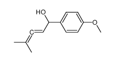 1-(4-Methoxy-phenyl)-4-methyl-penta-2,3-dien-1-ol Structure