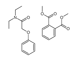 N,N-diethyl-2-phenoxyacetamide,dimethyl benzene-1,2-dicarboxylate Structure