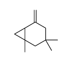 4,4,6-trimethyl-2-methylidenebicyclo[4.1.0]heptane结构式
