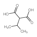 Isopropylmalonic acid Structure