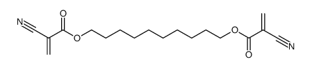 1,10-decanediol bis-2-cyanoacrylate Structure