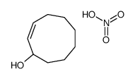 cyclonon-2-en-1-ol,nitric acid Structure