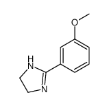 2-(3-methoxyphenyl)-4,5-dihydro-1H-imidazole Structure