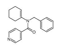 N-benzyl-N-(cyclohexen-1-yl)pyridine-4-carboxamide Structure