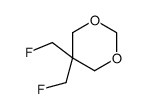 5,5-bis(fluoromethyl)-1,3-dioxane结构式