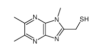 (3,5,6-trimethylimidazo[4,5-b]pyrazin-2-yl)methanethiol Structure