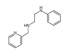 N'-phenyl-N-(pyridin-2-ylmethyl)ethane-1,2-diamine结构式