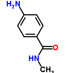 4-氨基-N-甲基苯甲酰胺结构式