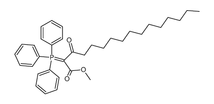Methyl 3-oxo-2-(triphenylphosphoranylidene)hexadecanoate Structure