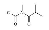 N-methyl-N-(2-methylpropanoyl)carbamoyl chloride结构式