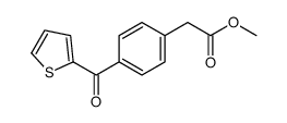 methyl 2-[4-(thiophene-2-carbonyl)phenyl]acetate结构式