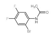 N-(2-溴-4,5-二氟苯基)乙酰胺结构式