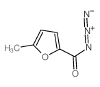 2-Furancarbonylazide, 5-methyl-结构式