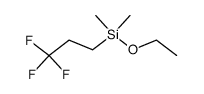 Ethoxy-dimethyl-[3,3,3-trifluor-propyl]-silan Structure