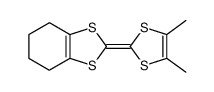 2-(4,5-dimethyl-1,3-dithiol-2-ylidene)-4,5,6,7-tetrahydrobenzo[d][1,3]dithiole结构式